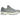 Asics GT-2160 Seal Grey Jewel Green baskets en vue latérale avec mesh gris, superpositions métalliques et détails verts distinctifs sur la semelle.