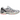 Asics GT-2160 White Sun Coral baskets en vue latérale inclinée avec une tige en mesh blanc, des détails argentés et des touches corail vives.