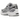 Asics GT-2160 White Graphite Grey baskets en vue latérale avec tige en maille blanche, détails en cuir gris, lacets et semelle intermédiaire.