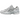 Asics Gel-NYC White Oyster Grey baskets profil avec mesh blanc, détails en daim gris et semelle Gel apparente au look running moderne