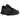 Asics Gel-Quantum 360 VIII Black baskets vue latérale, en mesh noir avec des renforts détaillés et l'emblématique semelle Gel à 360 degrés