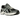 Asics GT-2160 Black Seal Grey baskets vue latérale avec détails noirs, empeigne en mesh gris et semelle en caoutchouc pour un look technique