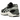 Asics GT-2160 Black Seal Grey baskets vue latérale avec détails en mesh noir, superpositions grises et semelle en caoutchouc robuste