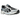 Asics GT-2160 Black Pure Silver Bright Blue baskets vue latérale avec des détails en maille argentée, des renforts noirs et des accents bleus