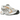 Asics GT-2160 White Orange Lily baskets vue latérale avec empeigne en mesh blanc, détails orange, bandes Asics classiques et semelle.