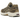 Asics GT-2160 Dark Taupe Purple baskets en vue latérale avec des tons marron, des détails violets et une empeigne en mesh