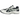 Asics GT-2160 Midnight White Green baskets vue latérale avec empeigne en mesh blanc, détails argentés, touches vertes et semelle intermédiaire.