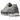 Asics Gel-NYC Cloud Grey Cement Grey baskets en vue latérale avec empeigne en mesh gris, détails en cuir et semelle en caoutchouc avec Gel