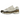 Asics Gel-NYC Cream baskets vue latérale avec empeigne en mesh beige, détails argentés et semelle intercalaire épaisse amortie crème et blanche
