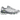 Asics Gel-NYC White Glacier Grey baskets vue latérale avec maille blanche, superpositions en daim gris et semelle détaillée avec technologie Gel