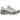 ASICS Gel-NYC Cream White baskets de profil avec une tige blanche et beige, des lacets et une semelle visible