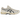 Asics Gel-Kayano 20 Cream Independence Blue baskets en vue latérale avec empeigne en mesh crème et détails bleus sur la semelle iconique