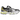 Asics Gel-Kayano 14 Black Lemon Spark baskets en vue angulaire avec tige en maille noire, détails argentés et accents jaune fluo sur la semelle