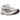 Asics GEL-Kayano 14 Cream Sweet Pink baskets de profil avec une tige en mesh crème, des détails rose clair et des lacets