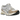 Asics Gel-Kayano 14 Olympic Medals baskets vue latérale avec empeigne en mesh blanc, détails dorés et argentés et semelle intermédiaire GEL