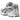 Asics Gel-Kayano 14 White Graphite Grey baskets vue latérale avec empeigne en mesh blanc, détails argentés et semelle robuste