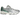 Asics Gel-Kayano 14 Dried Leaf Green Pure Silver baskets, vue latérale avec des tons verts, des détails argentés et une semelle à amorti visible.