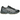 Asics Gel-NYC 2055 Clay Grey Black baskets vue de profil angulaire avec tige superposée dans des tons gris et noirs et une semelle robuste.