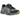 Asics Gel-NYC 2055 Clay Grey Black baskets en vue latérale avec une empeigne en mesh gris, des détails noirs et une semelle en gomme