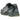 Asics Gel-NYC 2055 Clay Grey Black baskets vue latérale avec empeigne en mesh gris, détails en cuir noir et semelle intermédiaire amortie