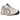Asics Gel-NYC 2055 Cream Carbon baskets vue latérale avec mesh crème, détails gris et semelle amortissante GEL pour un confort optimal.