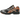 Asics Gel-Nimbus 10.1 Black Rust Orange baskets en vue latérale avec mesh noir, détails orange rouille et la célèbre semelle GEL pour un bon amorti.