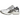 Asics Gel-Nimbus 10.1 Cream Pure Silver baskets vue sous angle avec empeigne en mesh crème, détails argentés et semelle GEL blanche