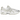 Baskets Asics GT-2160 White Putty vue latérale avec empeigne en maille blanche, détails gris, bandes Asics emblématiques et semelle en caoutchouc