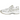 Asics GT-2160 White Putty baskets en vue angulaire avec tige en mesh blanc, détails gris, lacets et semelle extérieure robuste