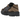 Asics Gel-1130 Dark Brown Midnight baskets vue latérale avec empeigne marron foncé, détails bleu nuit, semelle beige et amorti visible au talon.