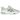 Asics Gel-NYC Utility Cream Kale baskets en vue latérale avec empeigne crème, détails vert olive et semelle intermédiaire amortissante.