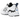 Asics Gel-NYC Utility White Black baskets en vue latérale, dotées d'une tige blanche, de détails noirs, d'une semelle épaisse et de lacets