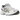 Asics Gel-1130 White Pepper baskets vue latérale montrant l'empeigne en mesh blanc, les détails beiges et la semelle Gel emblématique en caoutchouc
