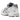 Asics Gel-1130 White Pepper baskets vue latérale avec mesh crème, superpositions grises et la semelle GEL caractéristique pour un confort accru
