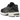 Asics Gel-1130 Irvine Black baskets vue de profil incliné avec empeigne en mesh noir, renforts synthétiques et lacets classiques