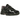 Asics Gel-NYC Black Purple Graphite Grey baskets vue latérale avec empeigne en mesh noir, détails gris et touches violettes sur la semelle.