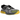 Asics Gel-Quantum 360 VIII Cecilie Bahnsen Yellow baskets vue latérale avec empeigne en maille jaune vif, détails floraux et semelle unique