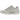 Baskets Asics Gel-NYC Cream Cloud Grey vue latérale avec empeigne en mesh crème, détails en daim, lacets gris et semelle amortissante.