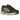 Asics Gel-NYC Black Coffee baskets vue latérale avec empeigne en mesh marron, détails noirs et semelle intermédiaire épaisse blanche amortissante.
