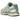 Asics Gel-Kayano 12.1 Kith Cream Sage baskets vue latérale dans une palette neutre avec mesh texturé, détails en cuir et semelle extérieure en gomme.