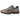 Asics Gel-Venture 6 Story Mfg Reddish Brown Gingham baskets vue latérale angulaire mettant en valeur le motif vichy brun-rouge distinctif et les lacets robustes.