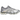 Asics Gel-Cumulus 16 Cream Clay Grey baskets vue sous angle avec empeigne en mesh beige, détails gris et semelle amortissante.