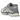 Asics Gel-Cumulus 16 Cream Clay Grey baskets vue latérale avec empeigne en maille crème, détails gris et semelle extérieure amortissante
