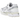 Asics Gel-Cumulus 16 White baskets vue latérale avec empeigne en mesh blanc, détails synthétiques et semelle intermédiaire blanche amortissante