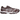 Asics Gel-Cumulus 16 Burgundy Pink baskets en vue latérale avec empeigne bordeaux, détails en mesh, semelle blanche et amorti au talon