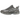 Asics Gel-NYC RGD Cement Grey baskets vue latérale avec tige en mesh gris, détails en cuir noir et une semelle Gel amortissante blanc cassé.