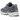 Asics Gel-NYC Steel Grey Carrier Grey baskets en vue latérale avec empeigne en textile gris, empiècements en daim et semelle intermédiaire amortissante