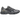 ASICS Gel-NYC Obsidian Grey baskets de profil avec une tige en mesh et daim gris foncé et une semelle crantée