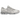Asics Gel-NYC Cream Grey baskets en profil avec tige en mesh crème, empiècements en cuir gris et semelle amortissante Gel blanc cassé.