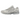 Asics Gel-NYC Cream Grey baskets en vue latérale avec maille crème, renforts en daim gris, lacets détaillés et semelle intermédiaire blanche.